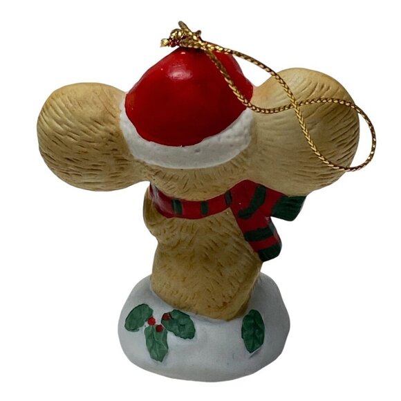 Christmas Mouse Ornament Vintage CVS 1994 Collectible - Picture 4 of 7